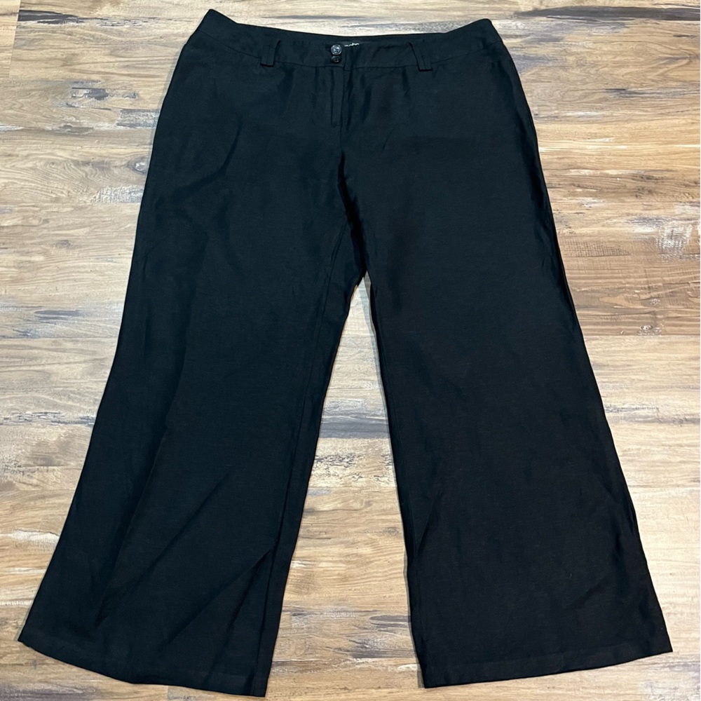 Lane Bryant Black Wide Leg Pants